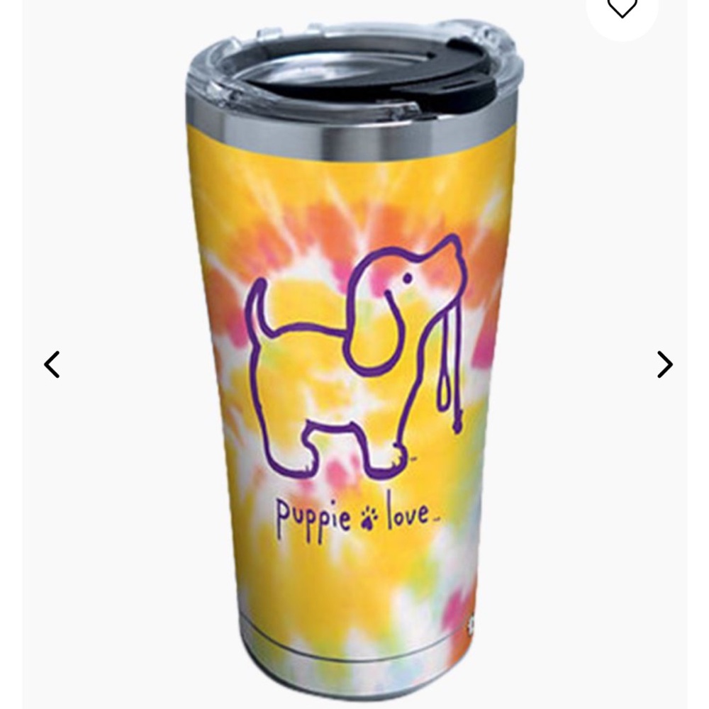 Puppie Love Tie-Dye Tumbler
